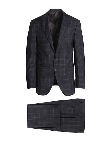 ADRIANO & SONS Suits Charcoal 100% Wool