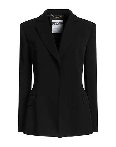 MOSCHINO Blazer Black 97% Viscose, 3% Other Fibres