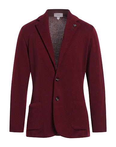 LARDINI Blazer Burgundy 100% Wool