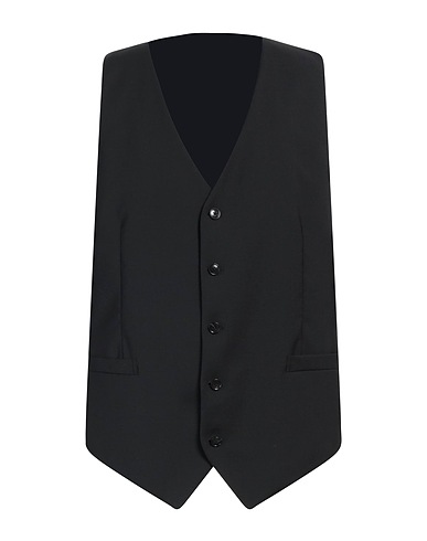 TIGER OF SWEDEN Anzugweste Schwarz 54% Recyceltes Polyester, 44% Wolle, 2% Elastan