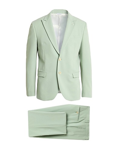 MANUEL RITZ Suits Light green 70% Polyester, 24% Viscose, 6% Elastane