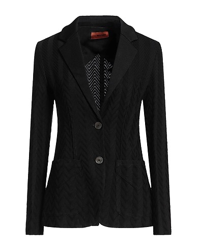 MISSONI Blazer Black 74% Cotton, 26% Viscose