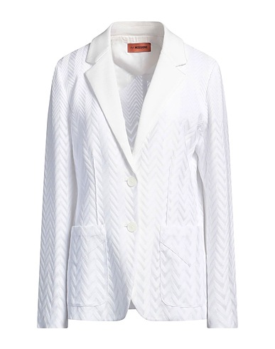 MISSONI Jackett Weiß 74% Baumwolle, 26% Viskose