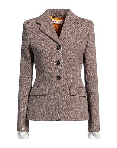 MARNI Blazer Khaki 100% Wood