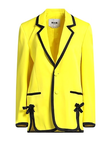 MSGM Blazer Yellow 100% Viscose