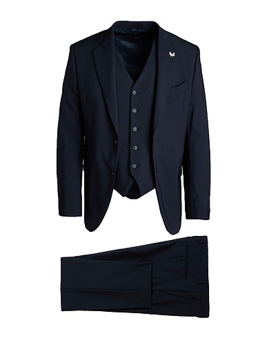 TOMBOLINI Abito Blu navy 98% Lana Vergine, 2% Elastan
