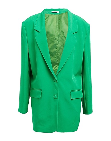 YES LONDON Blazer Green 90% Polyester, 10% Elastane