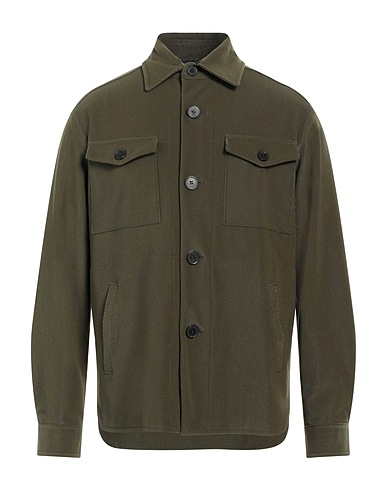 HARRIS WHARF LONDON Chemise de couleur unie 89% Polyester, 11% Élasthanne