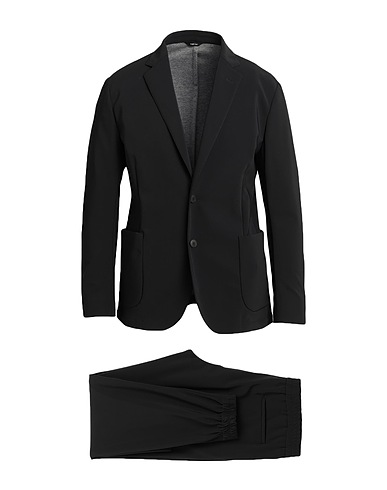 TOMBOLINI Suits Black 48% Cotton, 44% Polyamide, 8% Elastane
