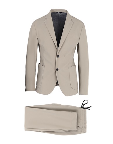 TOMBOLINI Suits Grey 48% Cotton, 44% Polyamide, 8% Elastane