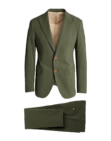 TOMBOLINI Suits Military green 65% Cotton, 31% Polyamide, 4% Elastane