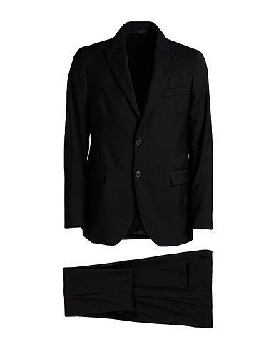 TOMBOLINI Suits Black 100% Virgin Wool