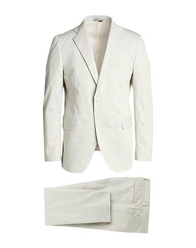 TOMBOLINI Suits Light grey 97% Cotton, 3% Elastane