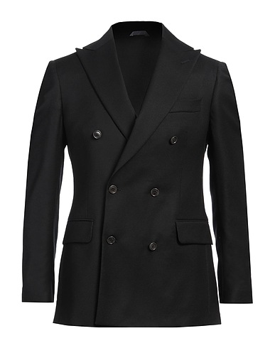 TOMBOLINI Blazer Black 99% Virgin Wool, 1% Elastane