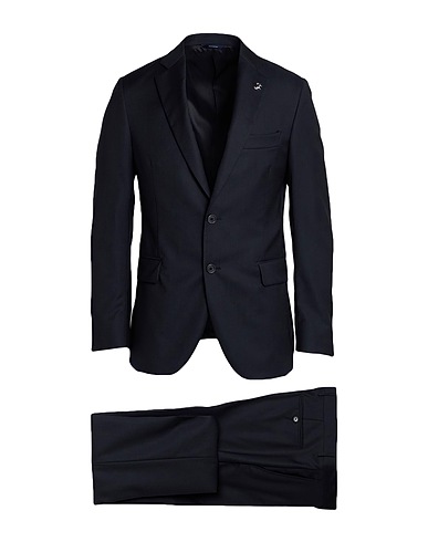 TOMBOLINI Suits Black 100% Virgin Wool