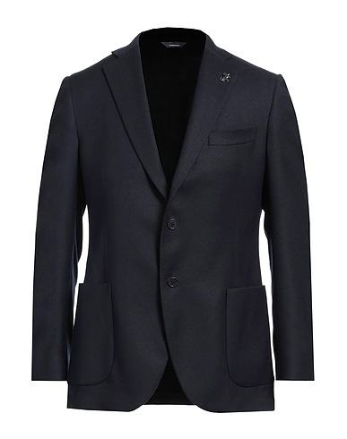 TOMBOLINI Blazer Blu notte 99% Lana Vergine, 1% Elastan