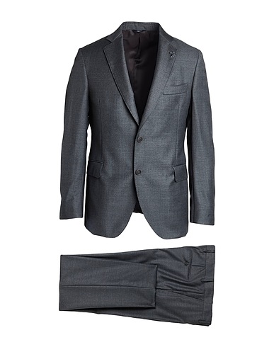 TOMBOLINI Suits Charcoal 100% Virgin Wool