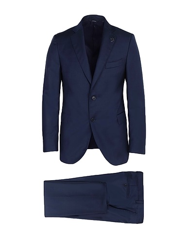 TOMBOLINI Suits Midnight blue 100% Virgin Wool