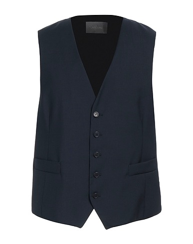 TOMBOLINI Suit vest Midnight blue 100% Wool