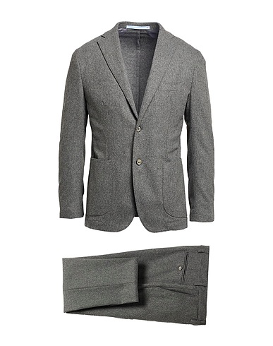 HERMAN & SONS Suits Grey 69% Wool, 29% Polyamide, 2% Elastane