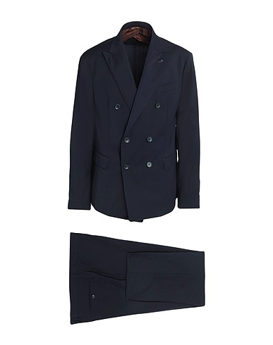 AT.P.CO Suits Midnight blue 68% Polyester, 20% Viscose, 10% Wool, 2% Elastane