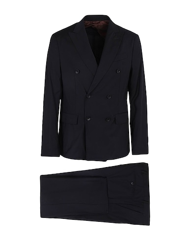 AT.P.CO Suits Black 68% Polyester, 20% Viscose, 10% Wool, 2% Elastane