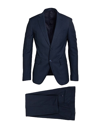 HERMAN & SONS Suits Navy blue 85% Polyester, 15% Viscose