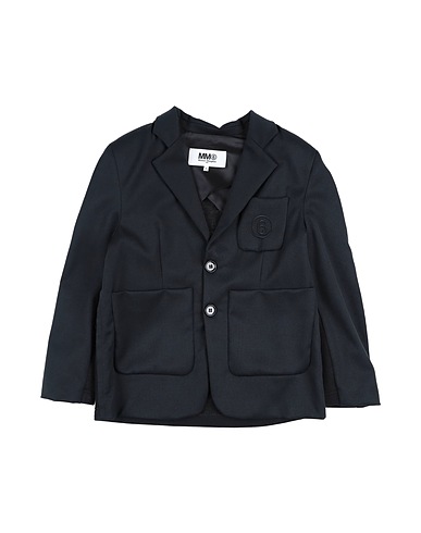 MM6 MAISON MARGIELA Blazer Black 54% Polyester, 44% Wool, 2% Elastane, Cotton