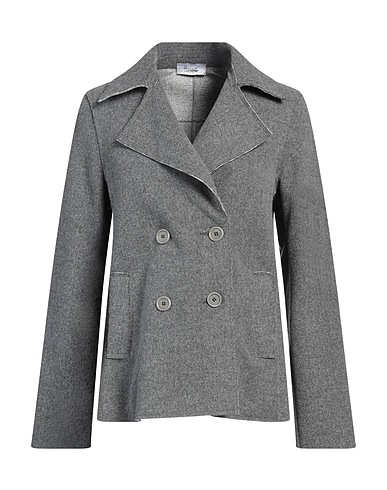 HOPPER Coat Grey 57% Polyester, 39% Acrylic, 4% Wool