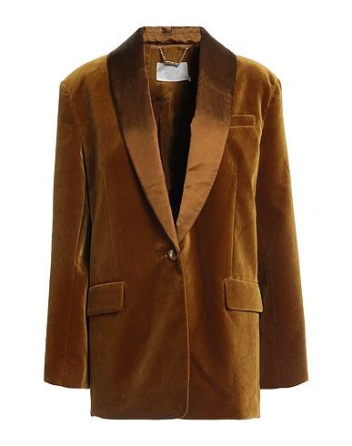 ZIMMERMANN Blazer Mustard 98% Paper, 2% Elastane, Viscose, Linen
