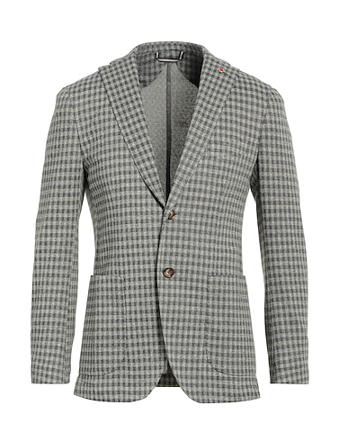 JERRY KEY Blazer Grey 60% Polyester, 40% Cotton