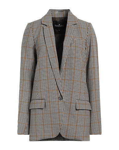 DESIGNERS REMIX Blazer Black 64% Polyester, 32% Recycled rayon, 4% Elastane