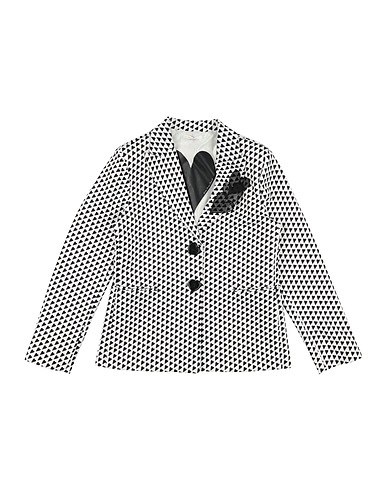 MISS GRANT Blazer White 94% Polyester, 6% Elastane