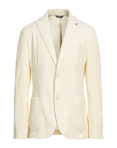 BERRY & BRIAN Blazer Giallo pastello 55% Poliestere, 45% Cotone