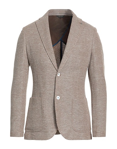 BERRY & BRIAN Blazer Sabbia 73% Cotone, 27% Lino