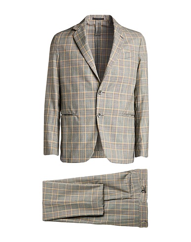 CARUSO Suits Grey 100% Wool