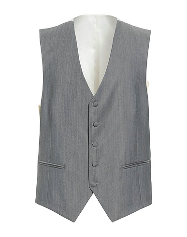 PAOLONI Waistcoat Grey 72% Virgin Wool, 28% Polyester