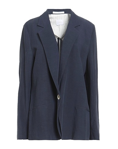 MERCI ITALIA Blazer Midnight blue 60% Viscose, 40% Linen