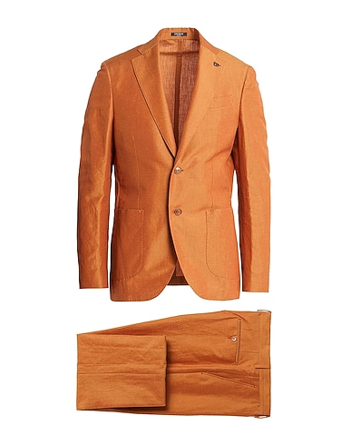 BRERAS Milano Suits Camel 55% Linen, 45% Cotton