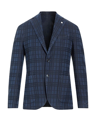 L.B.M. 1911 Blazer Navy blue 90% Cotton, 10% Polyamide