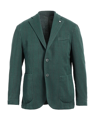 L.B.M. 1911 Blazers Smaragdgrün 74% Baumwolle, 24% Leinen, 2% Polyamid