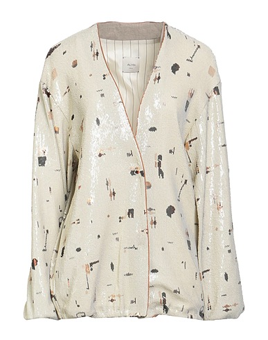 ALYSI Jacket Cream 100% Polyester, Linen