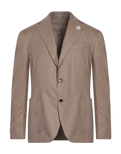 LARDINI Blazer Khaki 60% Cashmere, 40% Silk