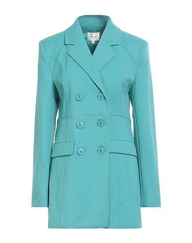 GESTUZ Blazer Emerald green 64% Polyester, 34% Viscose, 2% Elastane
