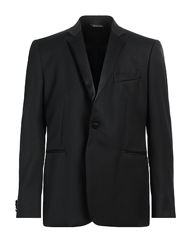 BRIAN DALES Blazer Black 55% Polyester, 45% Wool