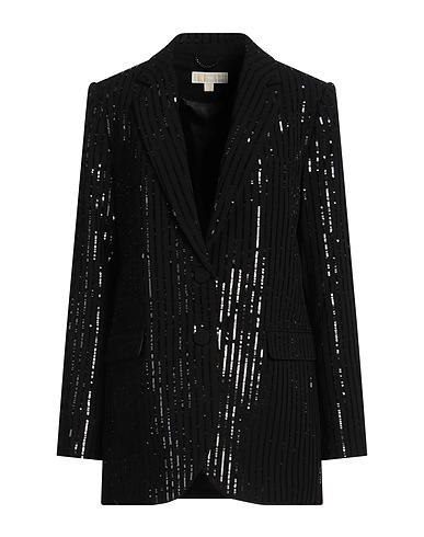 MICHAEL MICHAEL KORS Blazer Black 70% Triacetate, 30% Polyester, Wool, Viscose, Polyethylene
