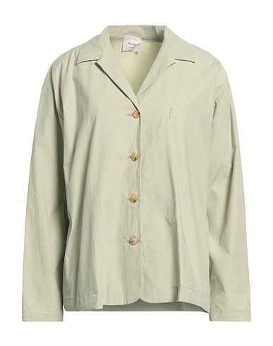 ALYSI Solid colour shirts & blouses Sage green 100% Cotton