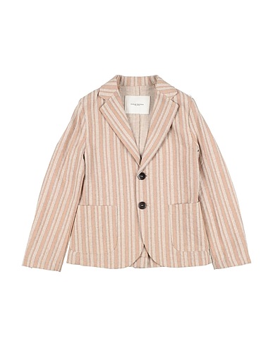 PAOLO PECORA Blazer Beige 70% Cotton, 22% Polyester, 8% Linen
