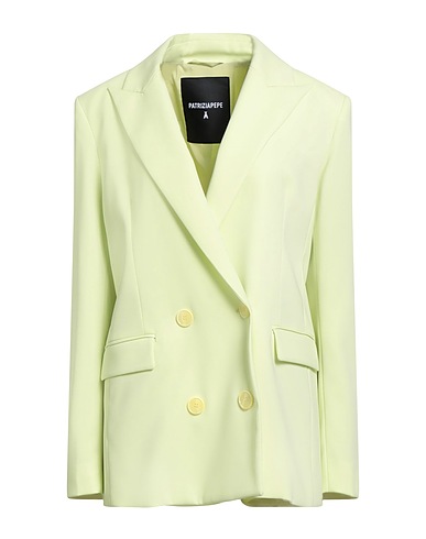 PATRIZIA PEPE Giacca Verde lime 97% Poliestere, 3% Elastan