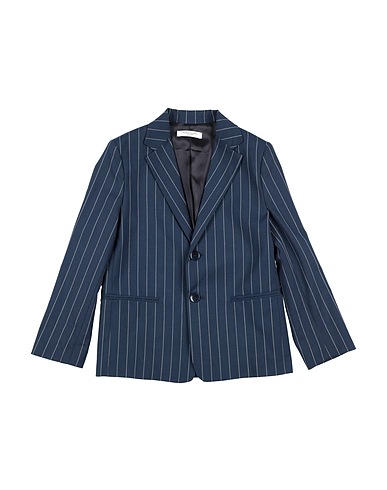 PAOLO PECORA Blazer Midnight blue 62% Polyester, 35% Viscose, 3% Elastane